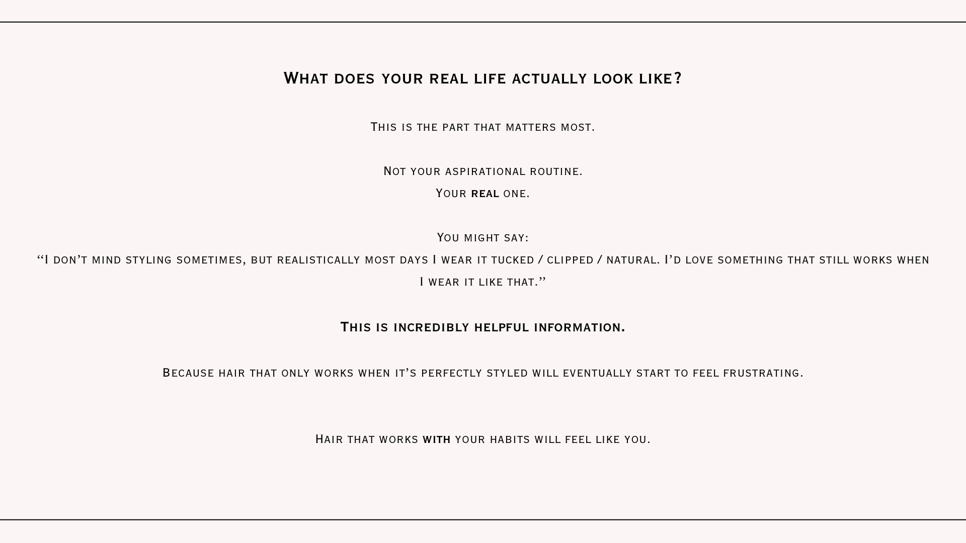 Your real life — page preview, blurred to protect the content